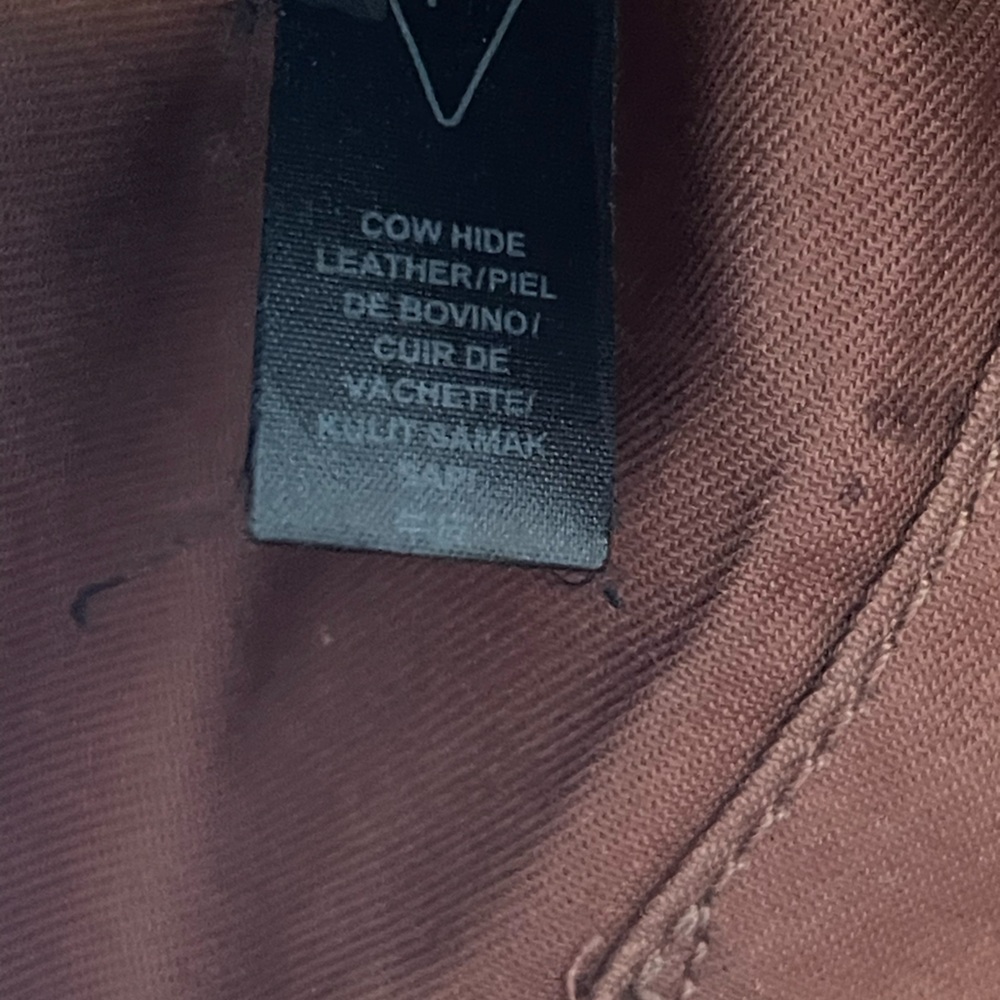 Fossil Brown Pebbled Leather Emma Tote Brass Key - Picture 11 of 16